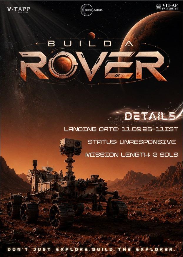 hands on rover building workshop poster
