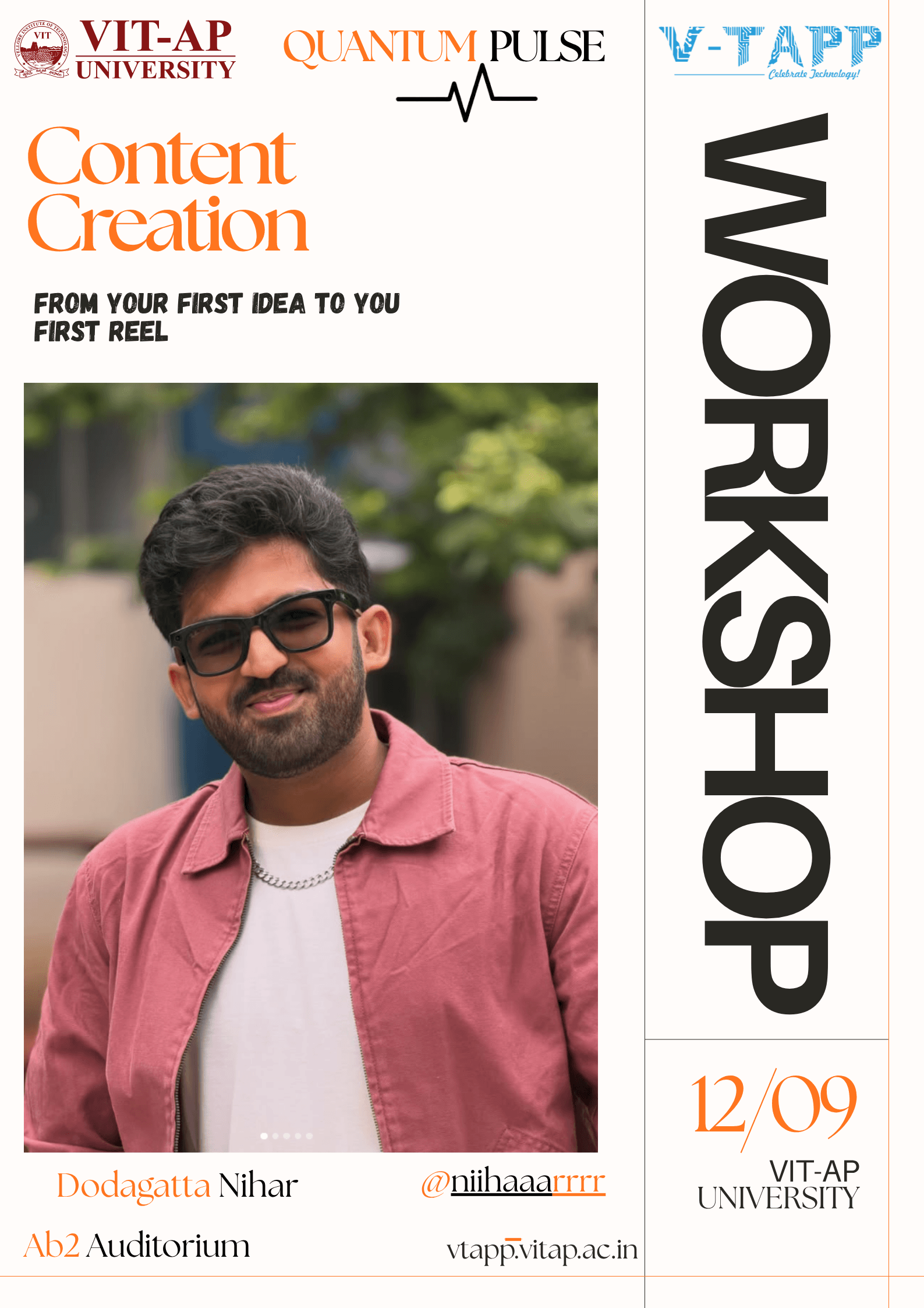 Content Creation Workshop poster 1