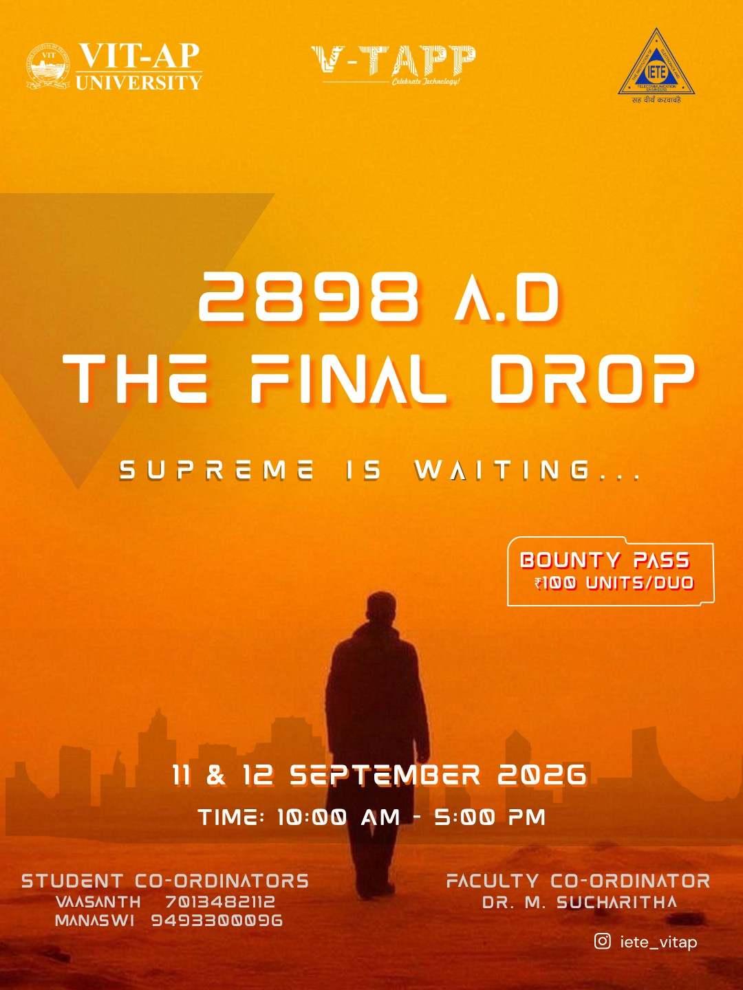 2898 A.D – The Final Drop poster
