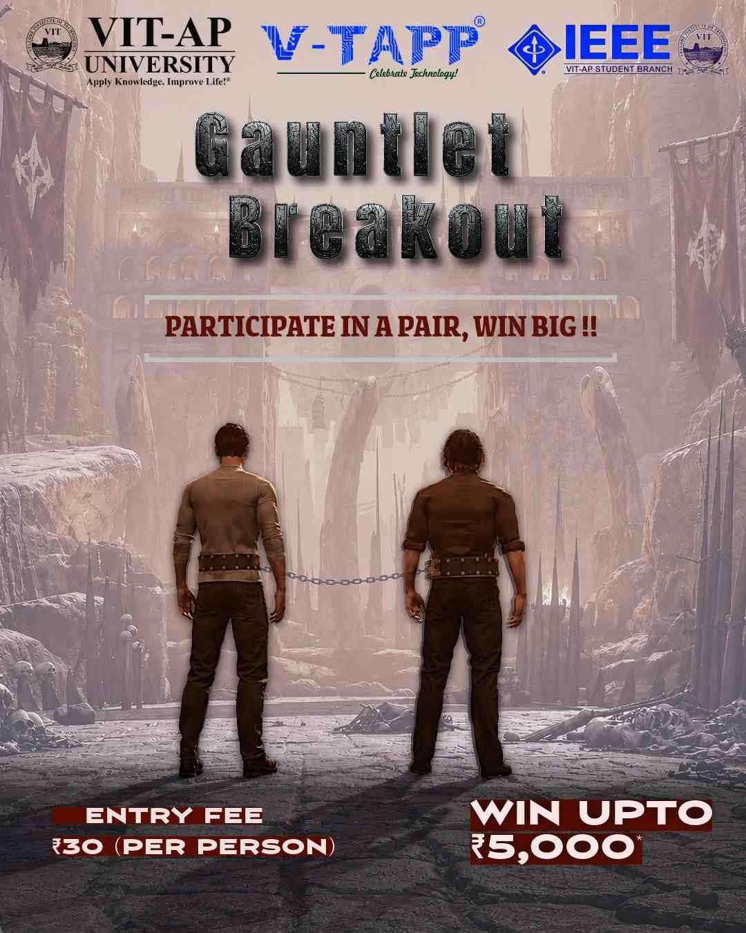 Gauntlet Breakout Challenge poster
