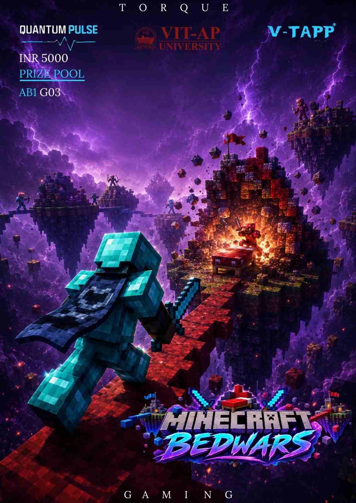 Minecraft Bedwars poster