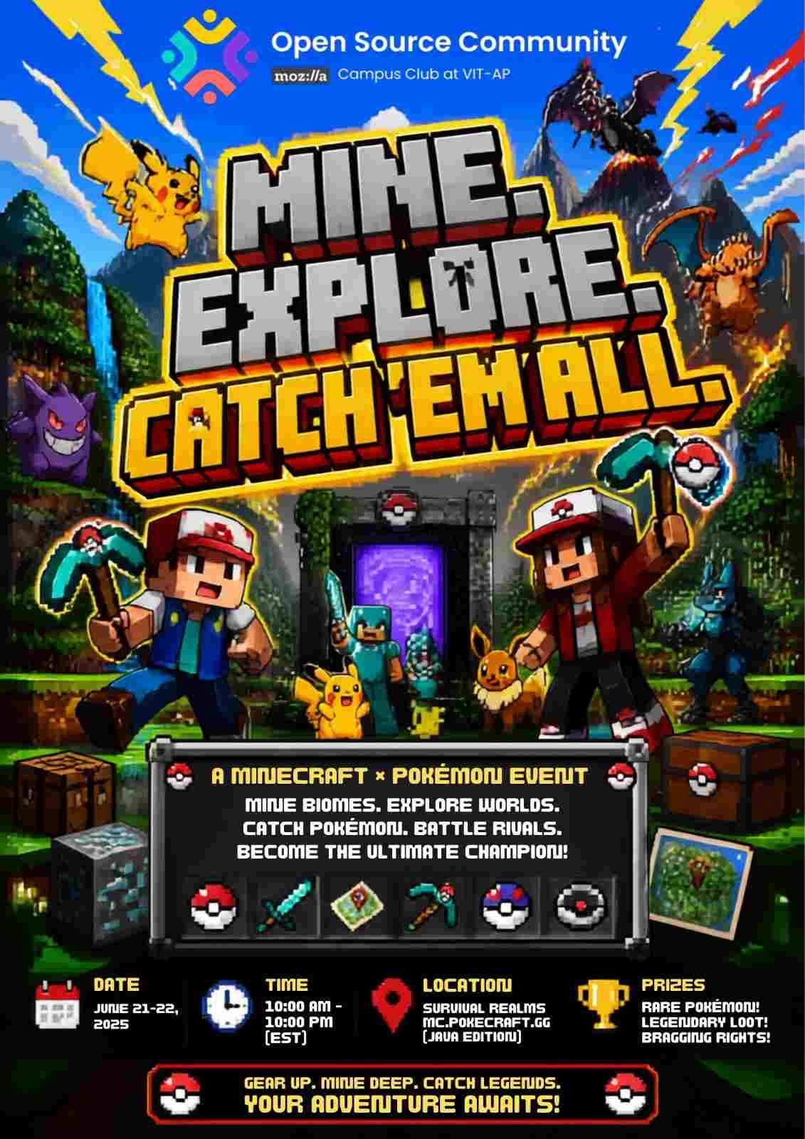 Pokemine rush poster