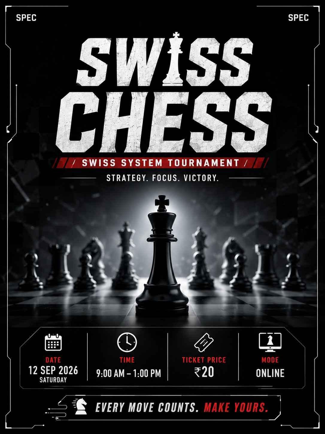 Swiss Chess poster