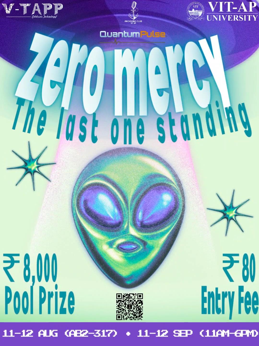 Zero Mercy : The Last One Standing poster