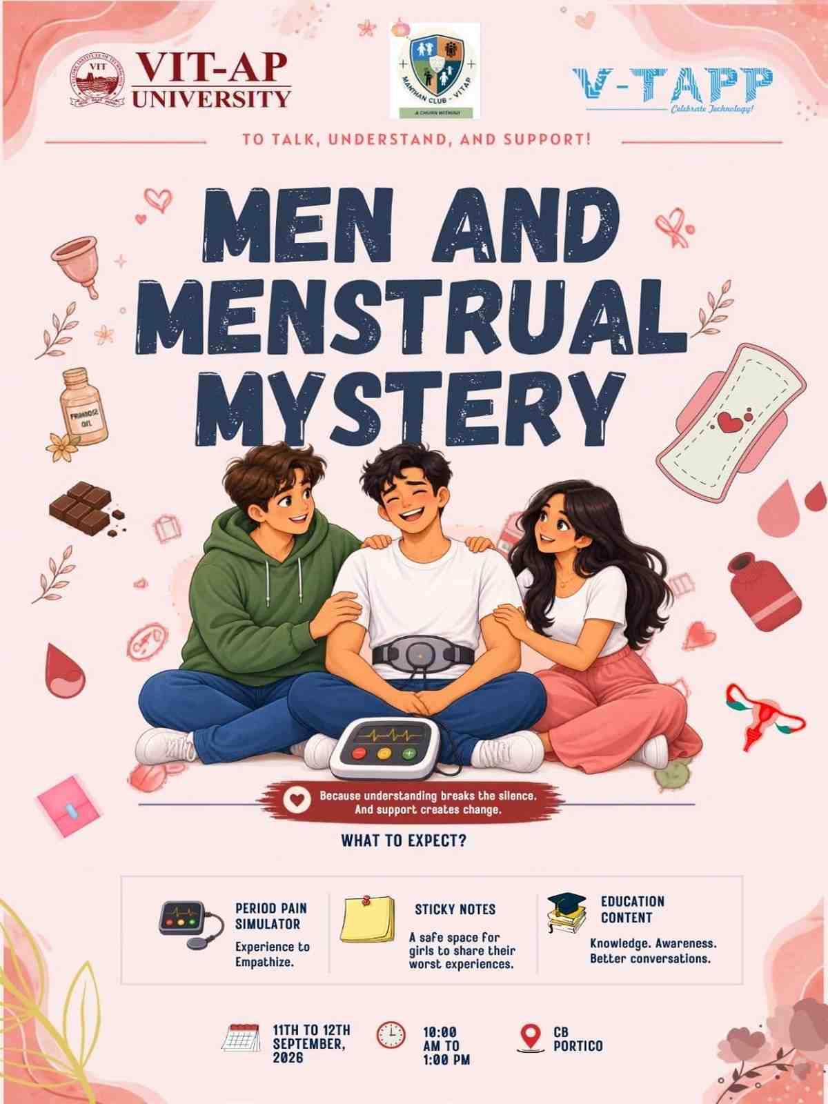 men and menstrual mystery poster
