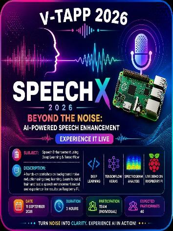 Beyond the Noise: AI-Powered Speech Enhancement — Experience It Live poster